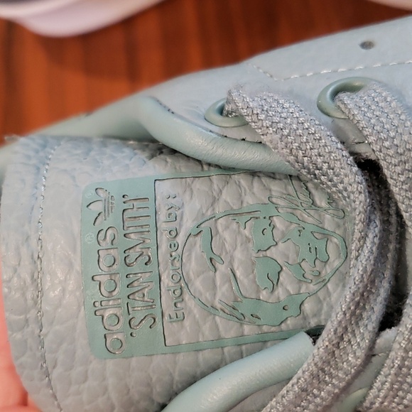 Adidas Stan Smith Green Leather Shoes Men's 8 - Picture 6 of 8